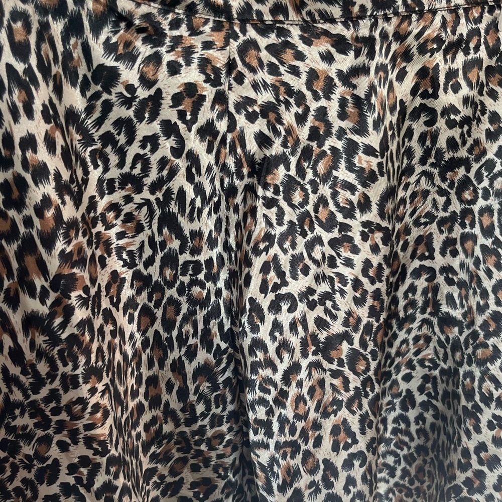 Princess Polly Satin Leopard Mini Skirt - Picture 2 of 5